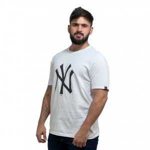 Camiseta New Era New York Yankees MLB Big Logo MBI22TSH080 Branco