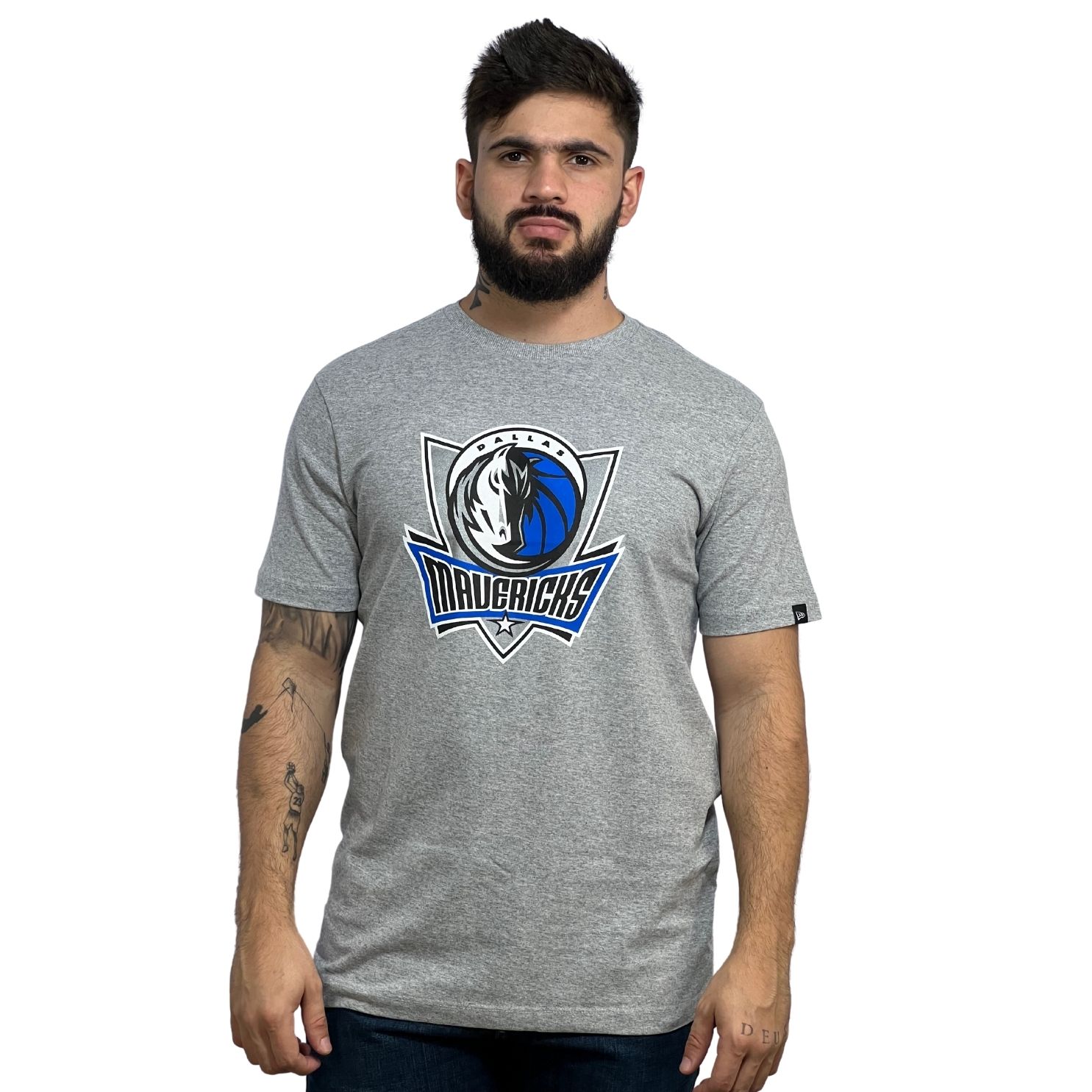 Camiseta New Era NBA Dallas Mavericks NBI21TSH061 Mescla