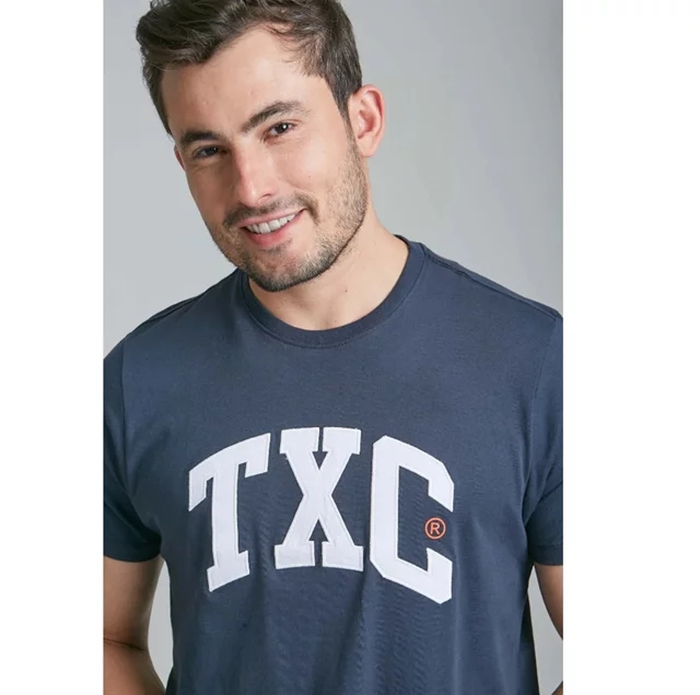 Camiseta TXC Brand 191225 Azul Marinho