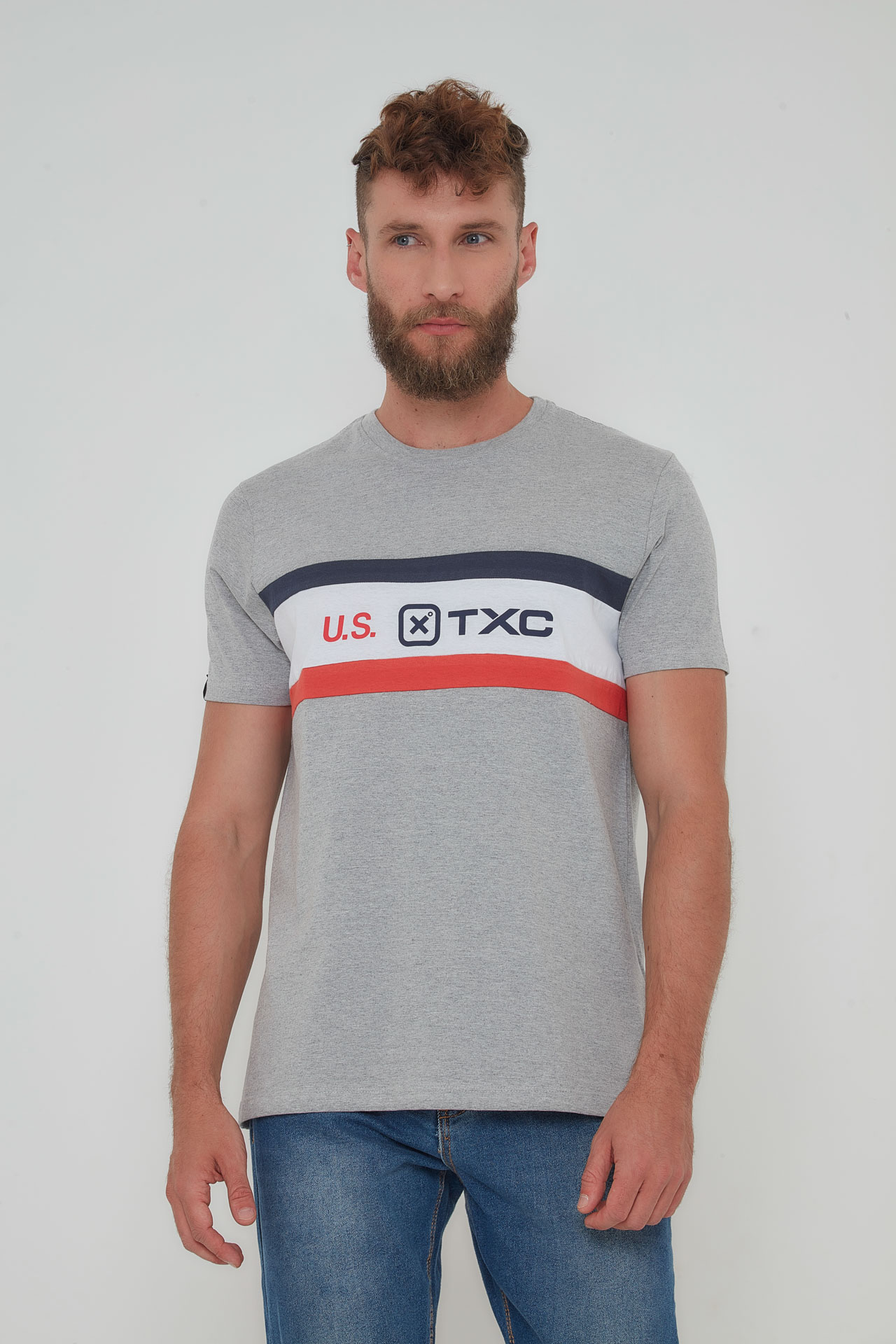 Camiseta TXC Brand 191288 Mescla