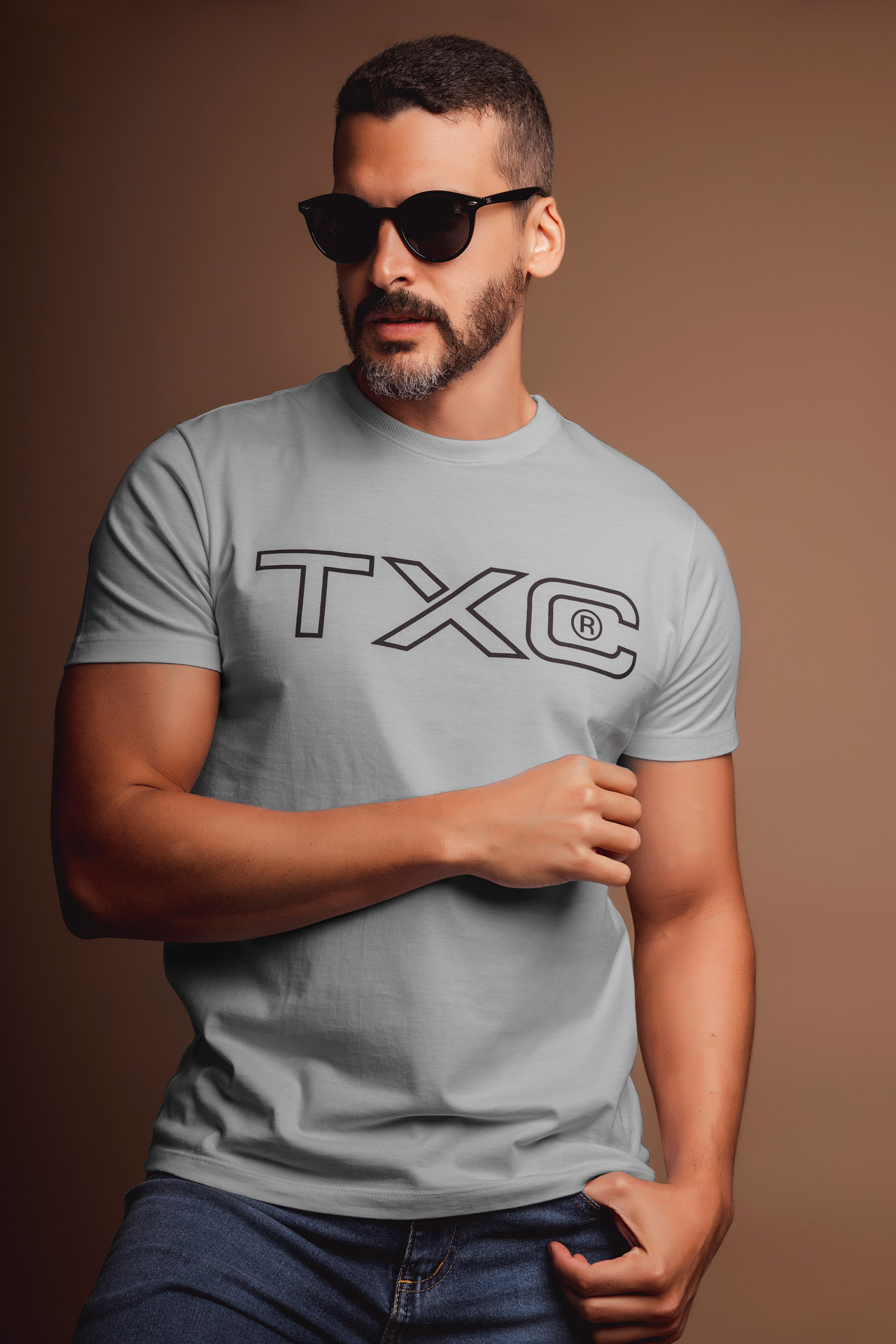 Camiseta TXC Brand 191583 Mescla