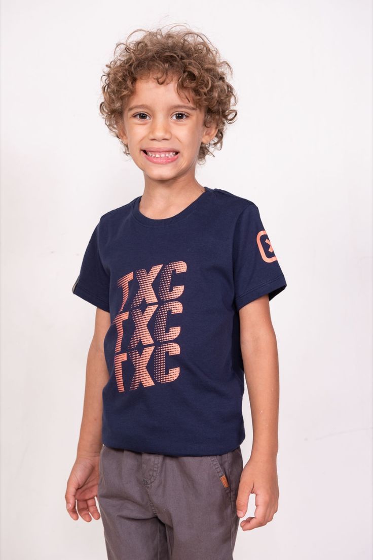 Camiseta TXC Brand Infantil 14215I
