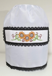 Capa de Botijão Branca - Girassol