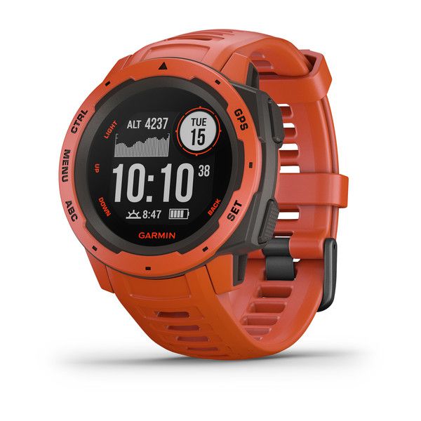 Smartwatch GPS Garmin Instinct Vermelho - 010-02064-02