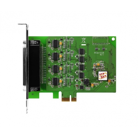 PCIe-S118 - Placa Serial PCIe x1, 8 Portas  RS-232, Conector CA-PC62M