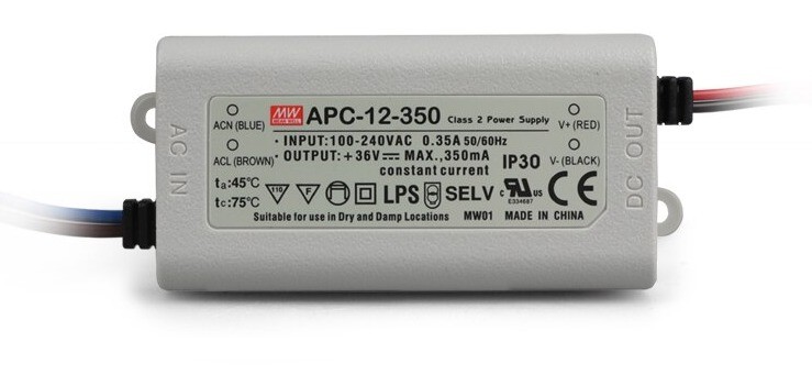 APC-12 - Fonte de Alimentação Chaveada 12 Watts para LED