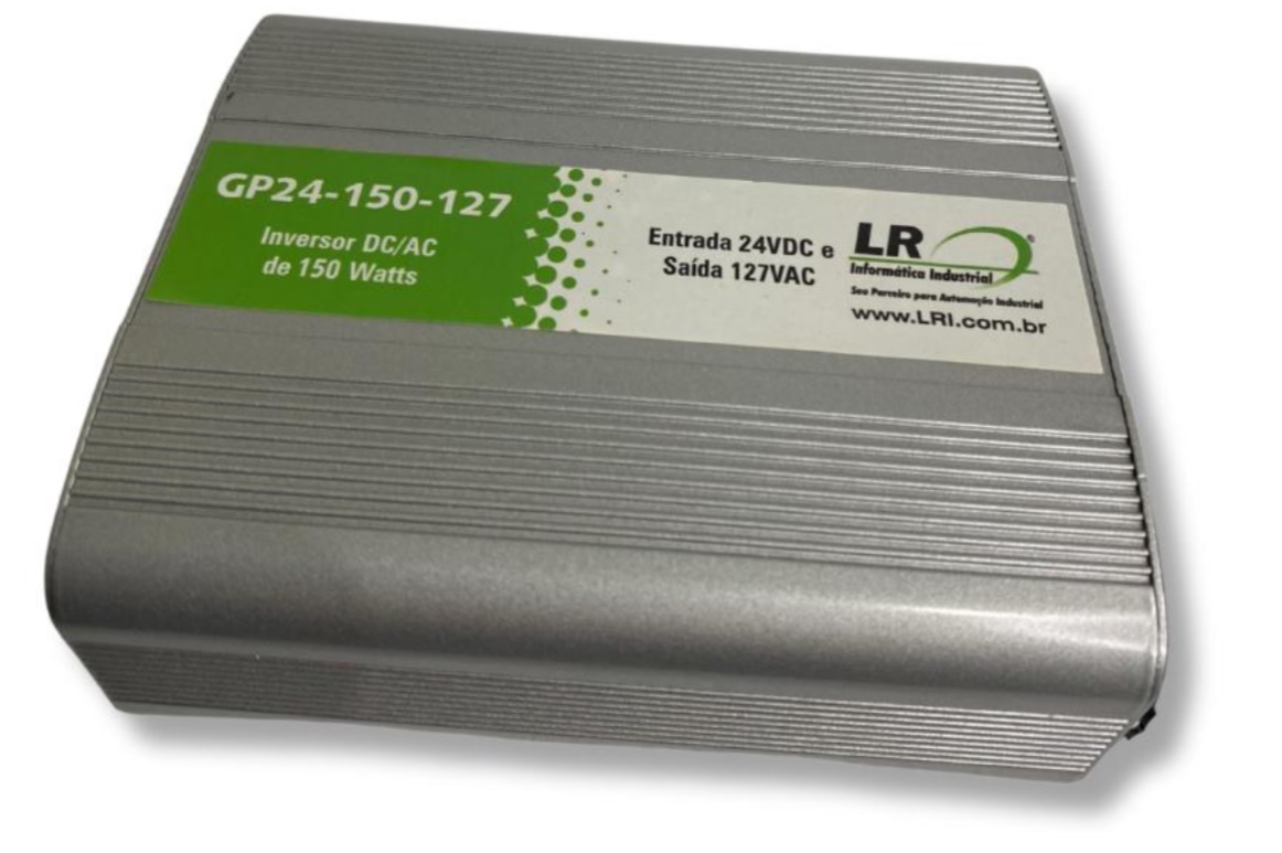 GP24-150-127 -  Inversor de Tensão DC/AC 150 Watts, Onda Senoidal Modificada