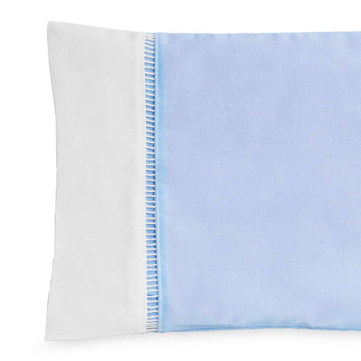 Kit 4 Peças Fronhas Avulsas para Travesseiro Bebê Berço e Carrinho Antissufocante Azul