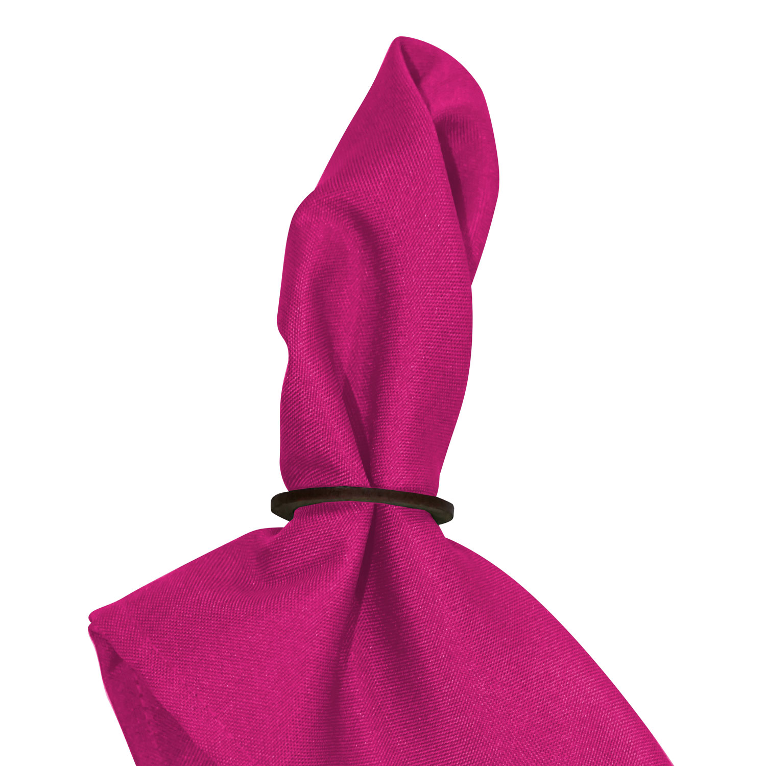 Kit 8 Peças Guardanapo de Tecido Liso Pink com Bainha para Mesa Posta