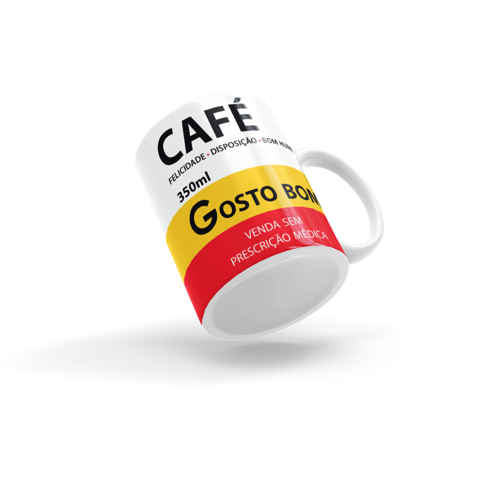 Caneca - Café (Sátira de Remédios)