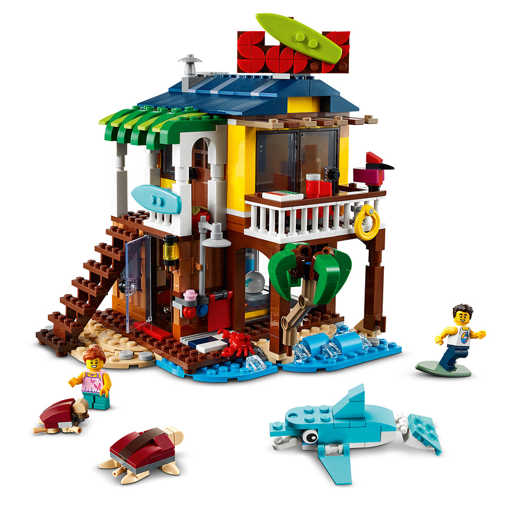 LEGO Creator - Modelo 3 Em 1: Casa da Praia de Surfista 31118