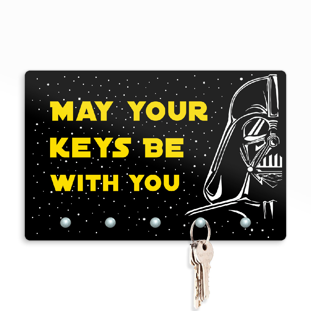 Porta Chaves 20x13cm - May your keys be with you