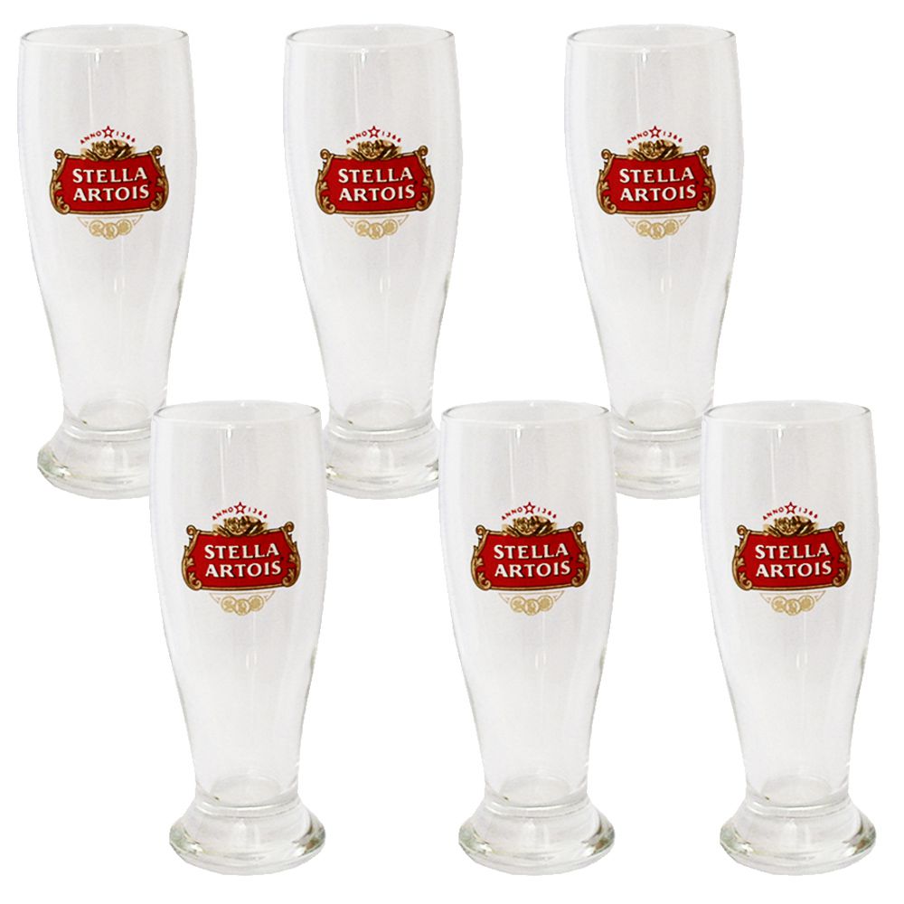 Jogo 6 Tulipa Cerveja Stella Artois Home Bar