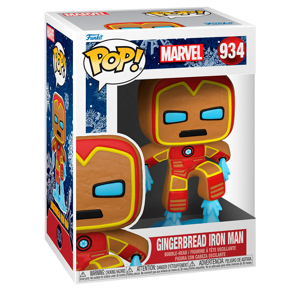 Funko Pop Marvel Homem de Ferro Natalino (Holiday Iron Man) 934