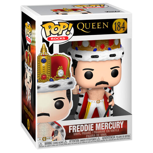 Funko Pop Rocks Queen Freddie Mercury King 184