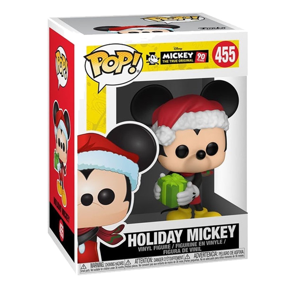 Funko Pop Disney 90 anos - Natal do Mickey Mouse 455