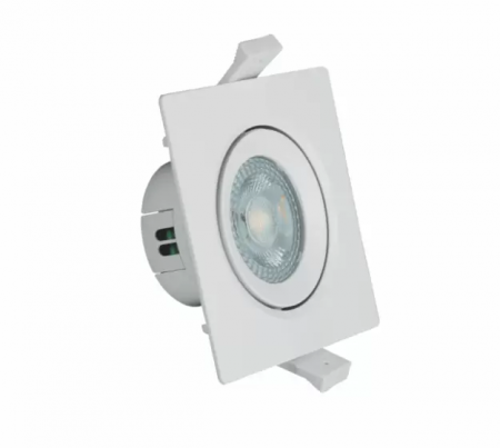 Spot LED MR11 Branco Quadrado Direcionável 3,5W 6500K - G-light