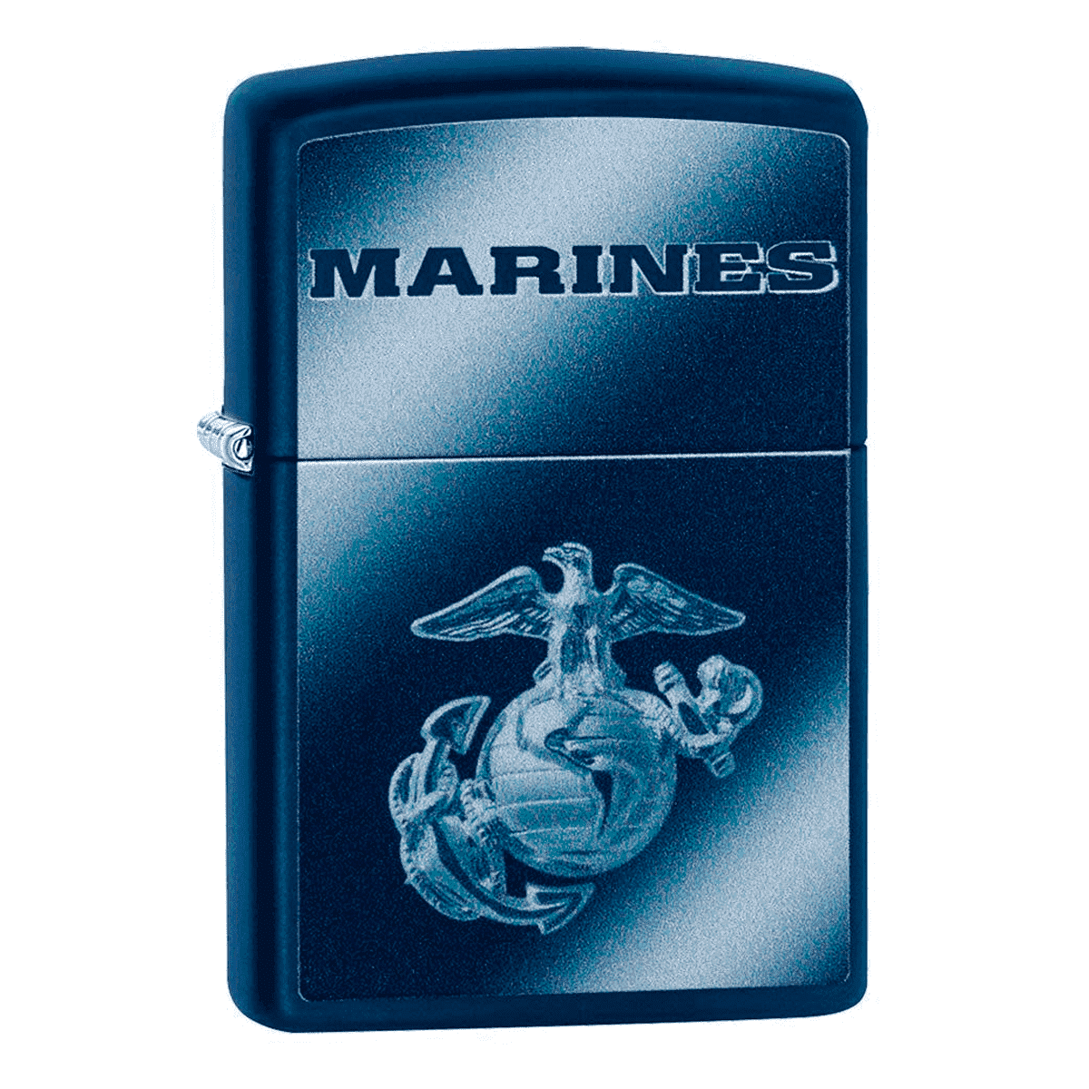 Isqueiro Zippo Azul Marinho Usmc Ancora Marines - 49151