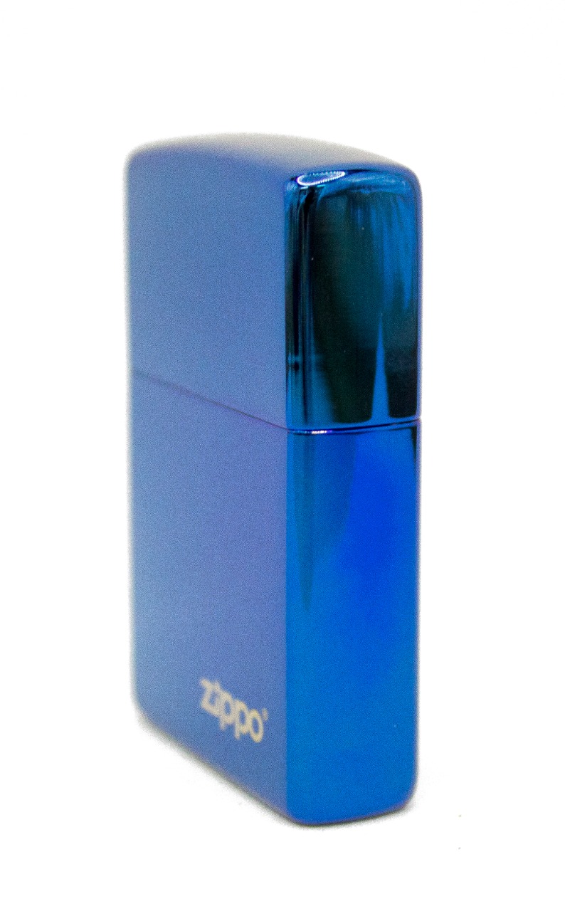 Isqueiro Zippo Classic Azul Safira com logo