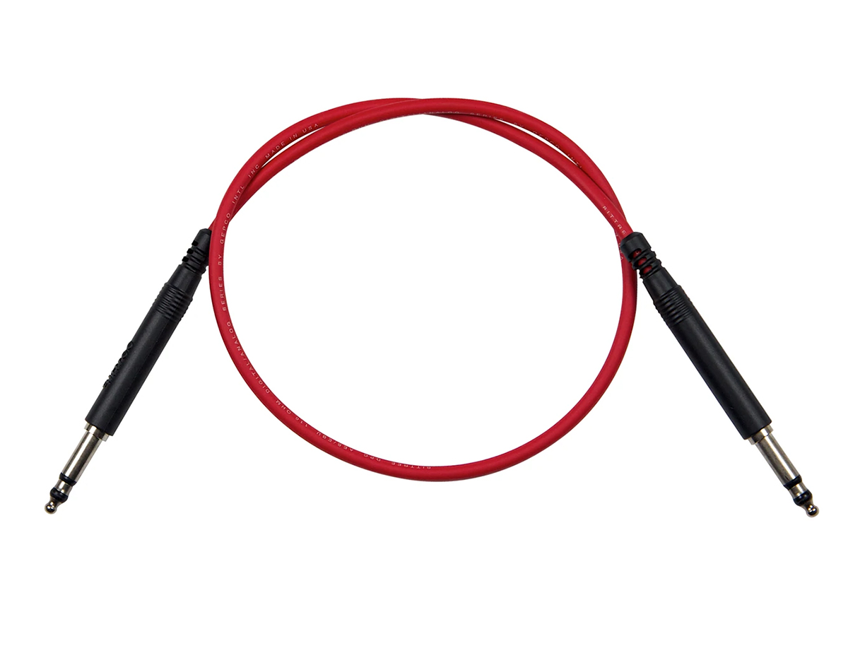 CABO PATCH 1/4'' LONGFRAME 30CM BITTREE LPC1202-110 RED