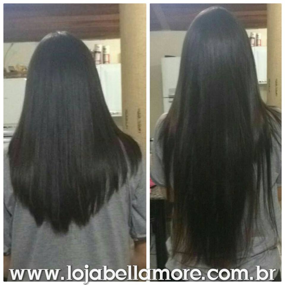 Mega Hair de Tela Castanho Claro 160g Cabelos Humanos Naturais Liso