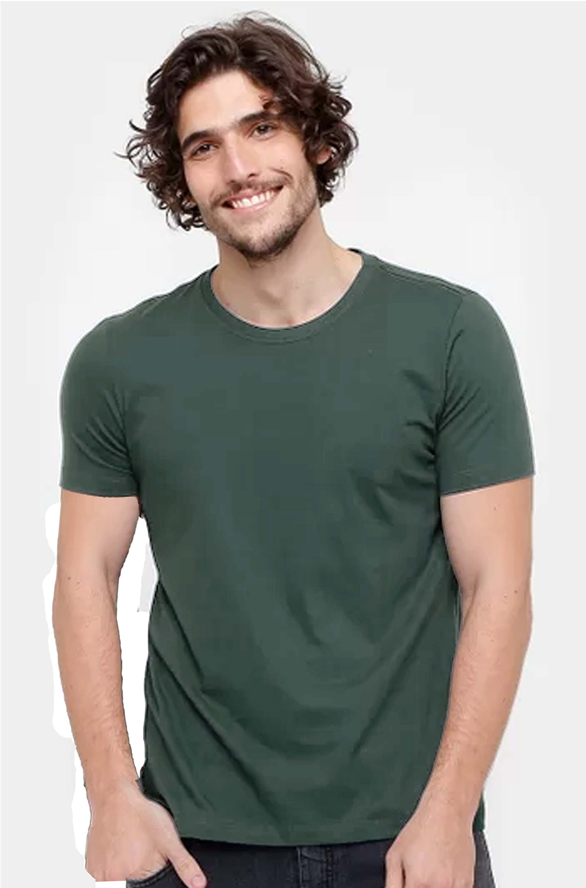 Camiseta Básica Masculina 100% Algodão - Kohmar - Foto 4