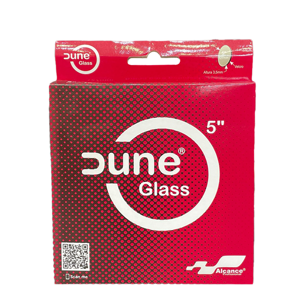 Boina Dune Glass Polimento De Vidros Alcance Profissional 5" 135mm