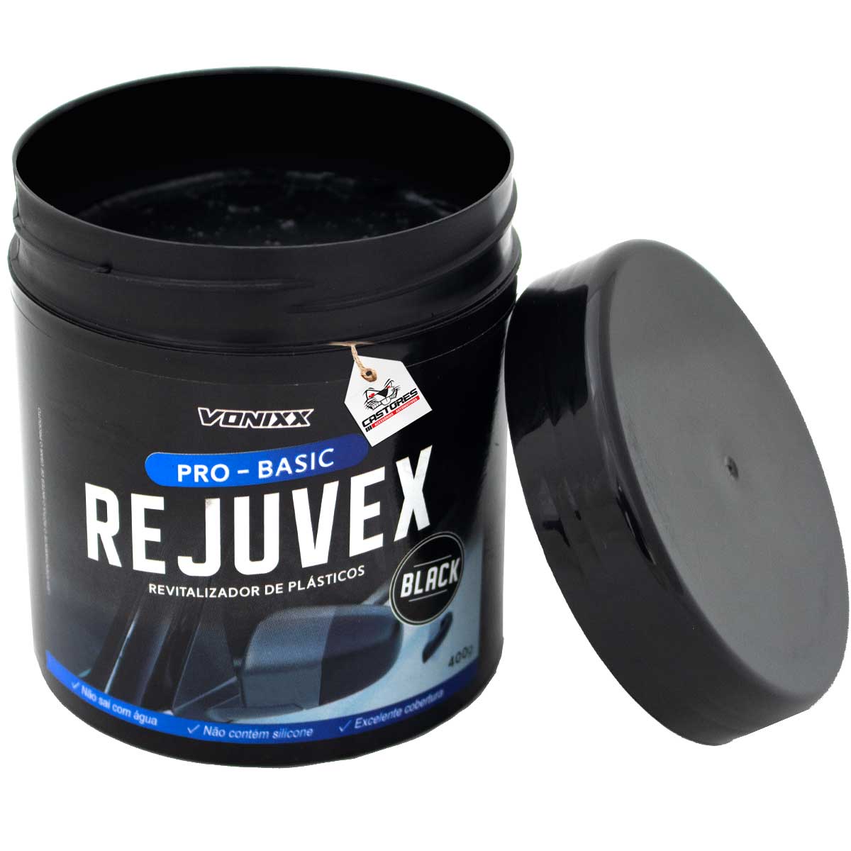 Rejuvex Black Revitalizador De Plasticos Vonixx 400g