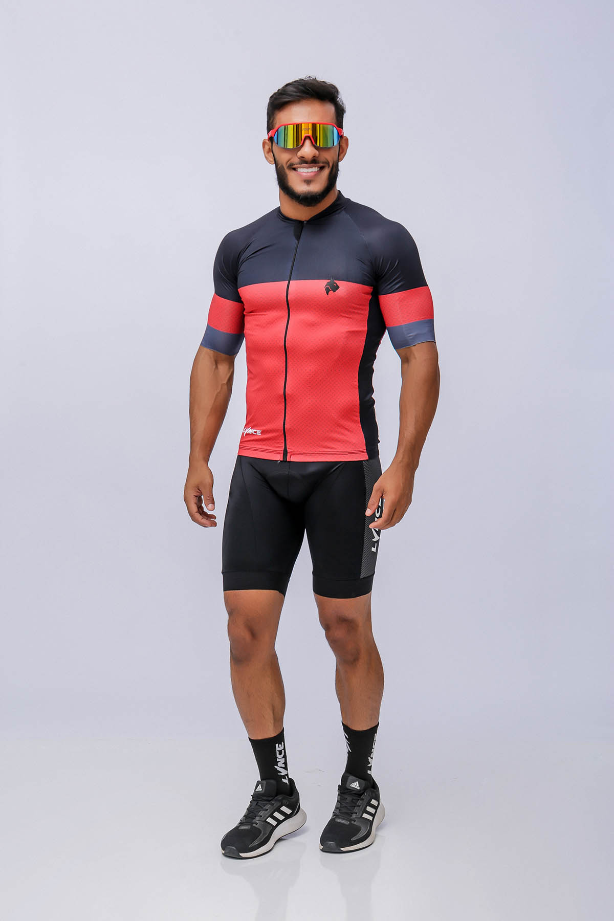 Camisa Ciclismo Masculina Red - Lynce