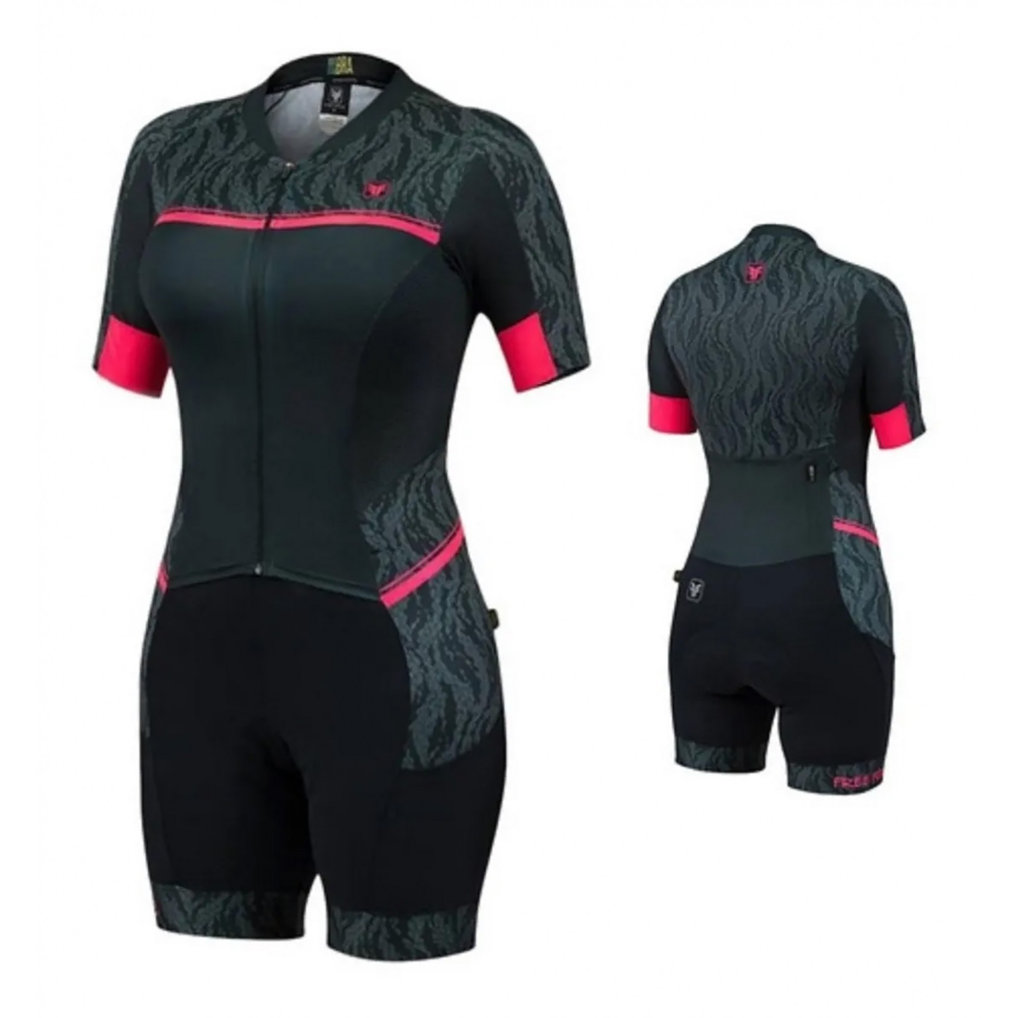 Macaquinho Ciclismo New Hide Forro Invert Gel - Free Force