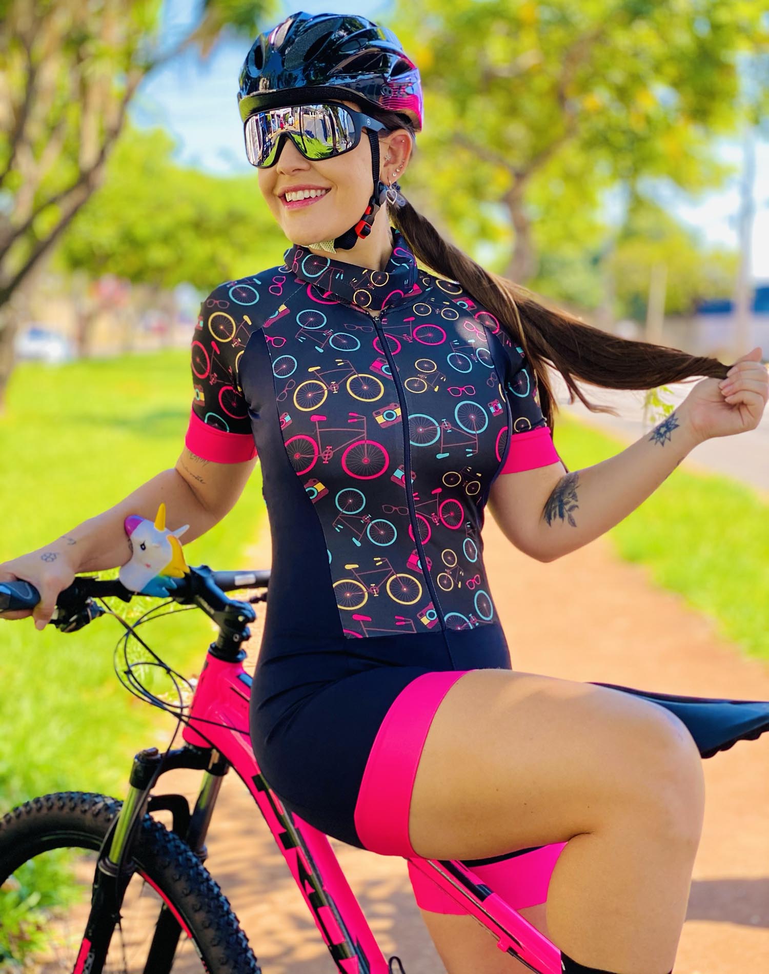 Macaquinho Feminino Ciclismo Bike Clik - Giro Radical