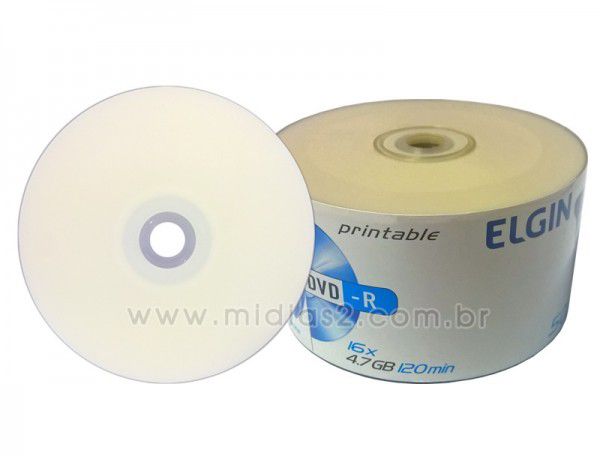DVD-R ELGIN 4.7GB PRINTABLE