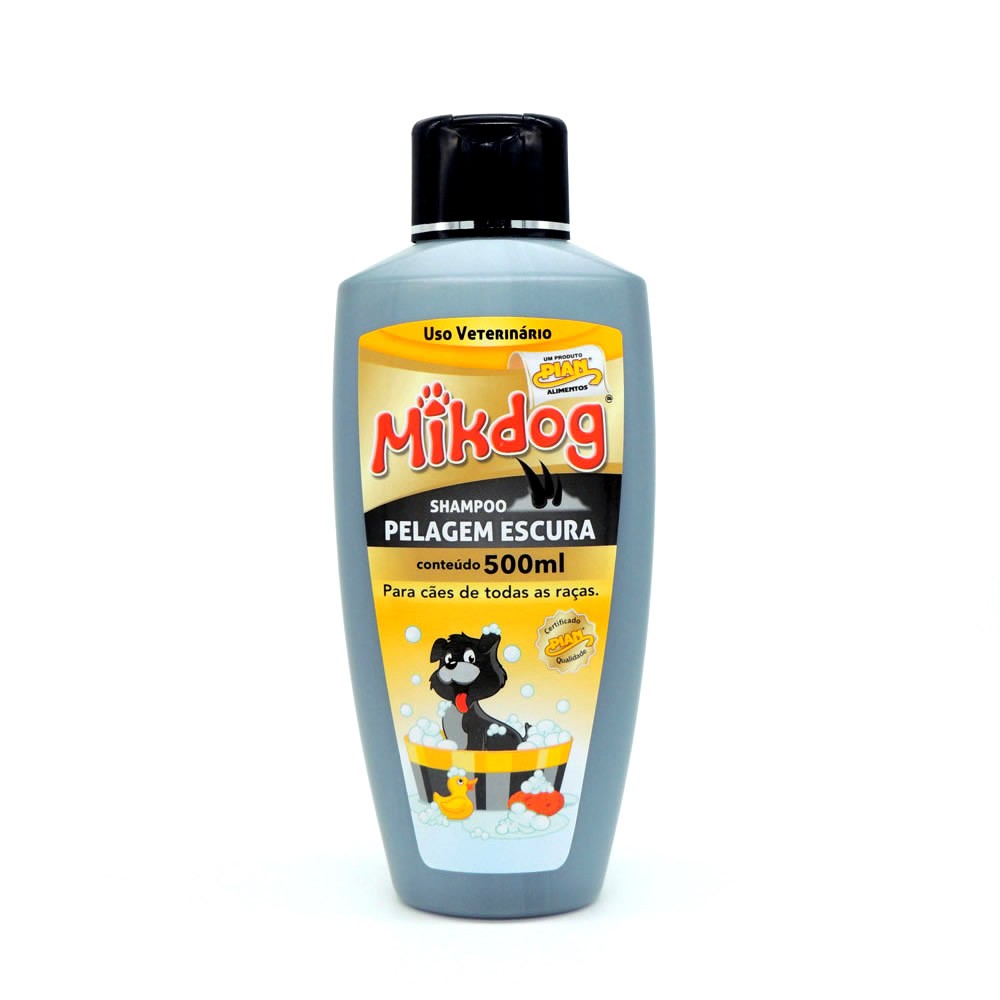 Mikdog Shampoo Pelos Escuros 500ml