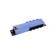 Filtro De Linha Com 3 USB e 6 Tomadas Bivolt Azul Ipec