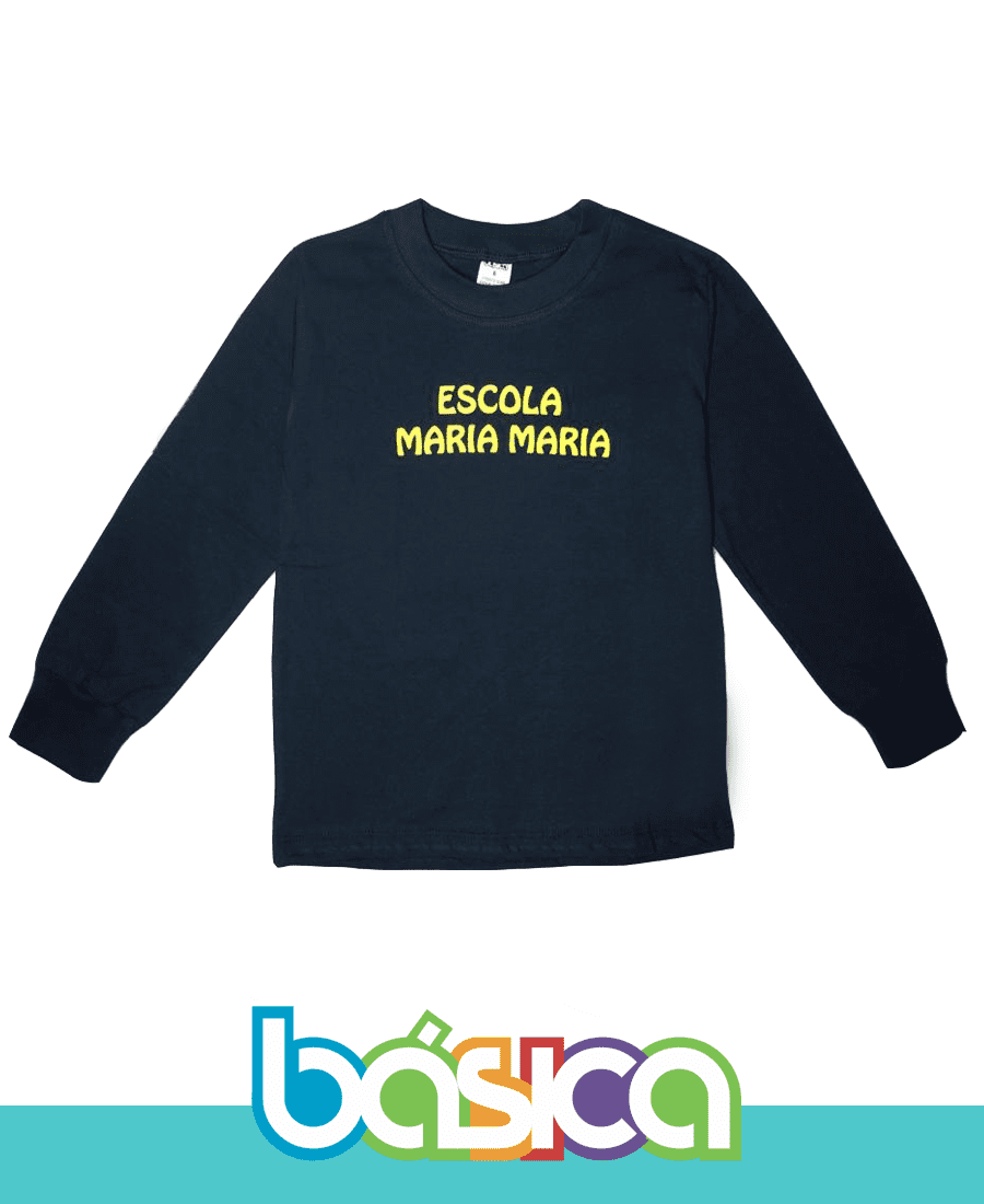 Camiseta Manga Longa - Maria Maria - BÁSICA UNIFORMES