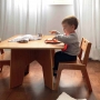 Cadeira de Jantar Infantil Lis NATURE (JEQUITIBÁ/MARFIM)