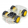 Kit Chassi 4WD Smart  Robô