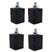 Calço de Borracha Mini Para Condensadora Kit com 4 unidades