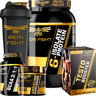 COMBO 1 6-ISOLATE PROTEIN + 1 BCAA 3:1:1 + 1 CREATINE + 1 TESTO BOOSTER + 1 COQ GRÁTIS