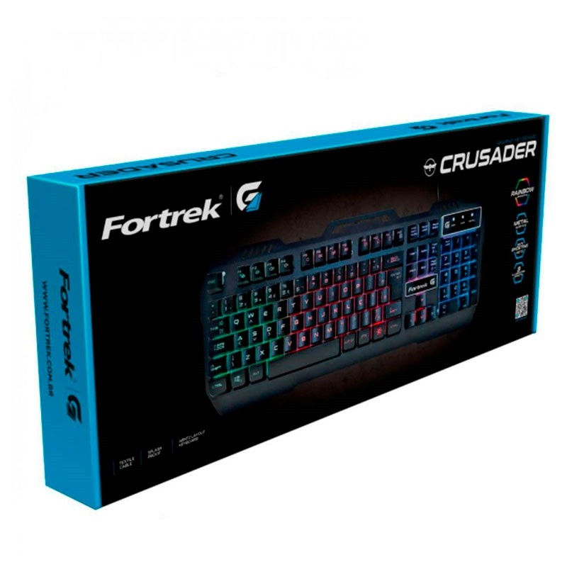 Teclado Gamer Fortrek Crusader RGB 70528