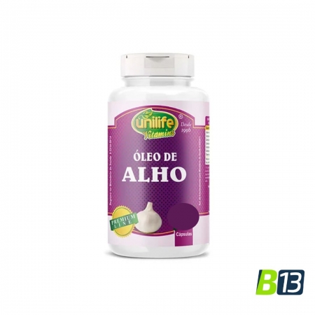 Óleo de Alho 60 cápsulas 350 mg - Unilife