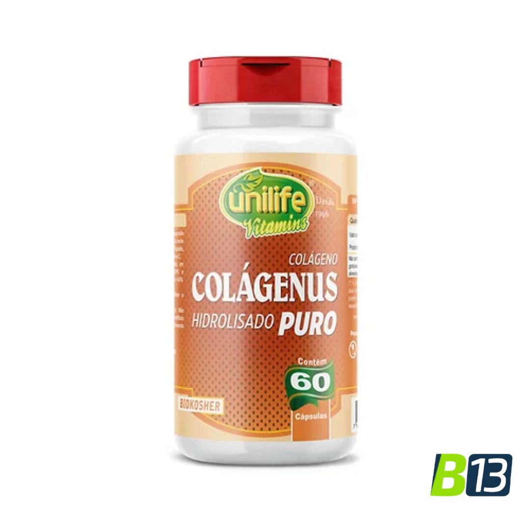 Colágeno Hidrolisado 60 cápsulas 450 mg - Unilife