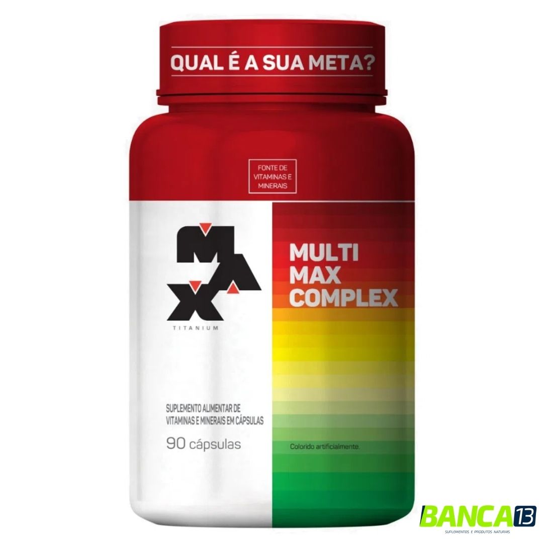 MULTIMAX COMPLEX - 90 Cápsulas - Max Titanium