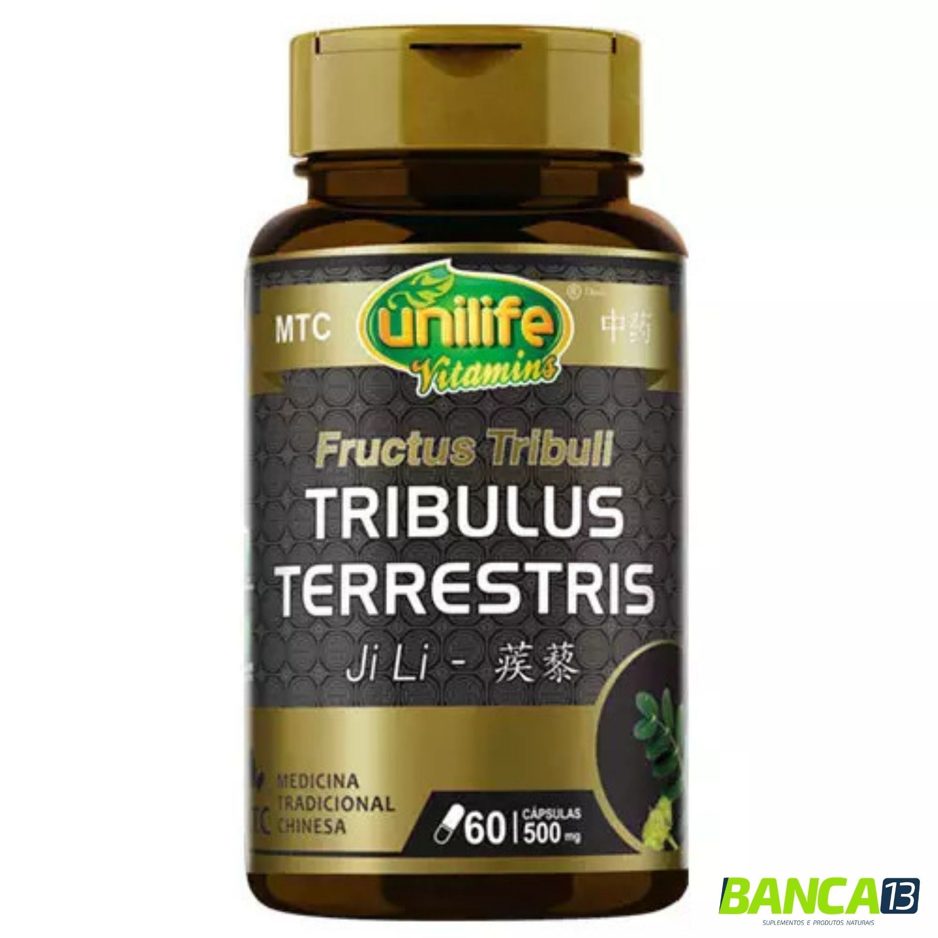 TRIBULLUS TERRESTRIS 60 CÁPSULAS 500MG - UNILIFE