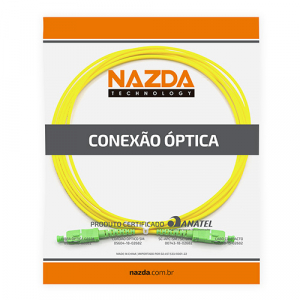 CORDÃO ÓPTICO SIMPLEX NAZDA - SC APC/SC APC