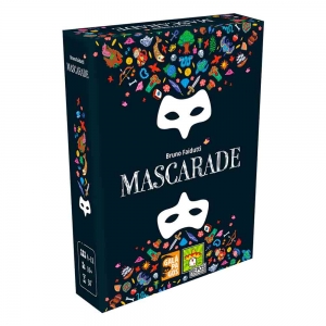Kit Mascarade 2a Edição + 100 Sleeves Jogo de Cartas Galapagos