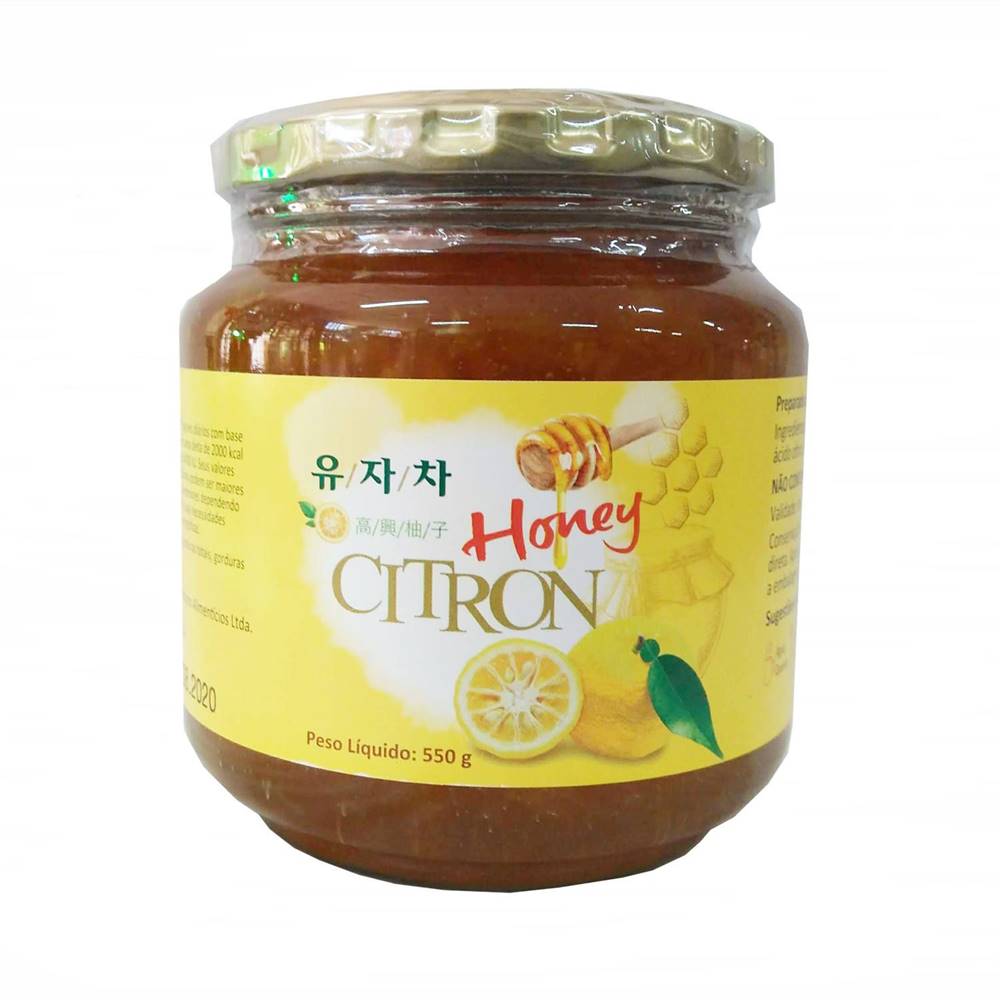 Mel Com Cidra Honey Citron Sul Coreano 550g