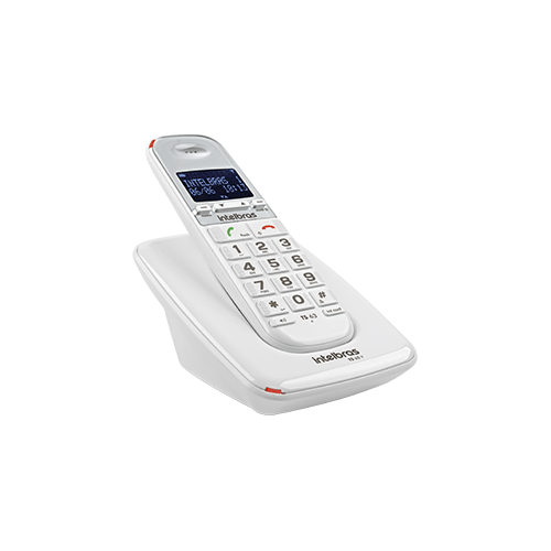 Telefone sem fio digital Branco TS 63 V Intelbras  - Ziko Shop
