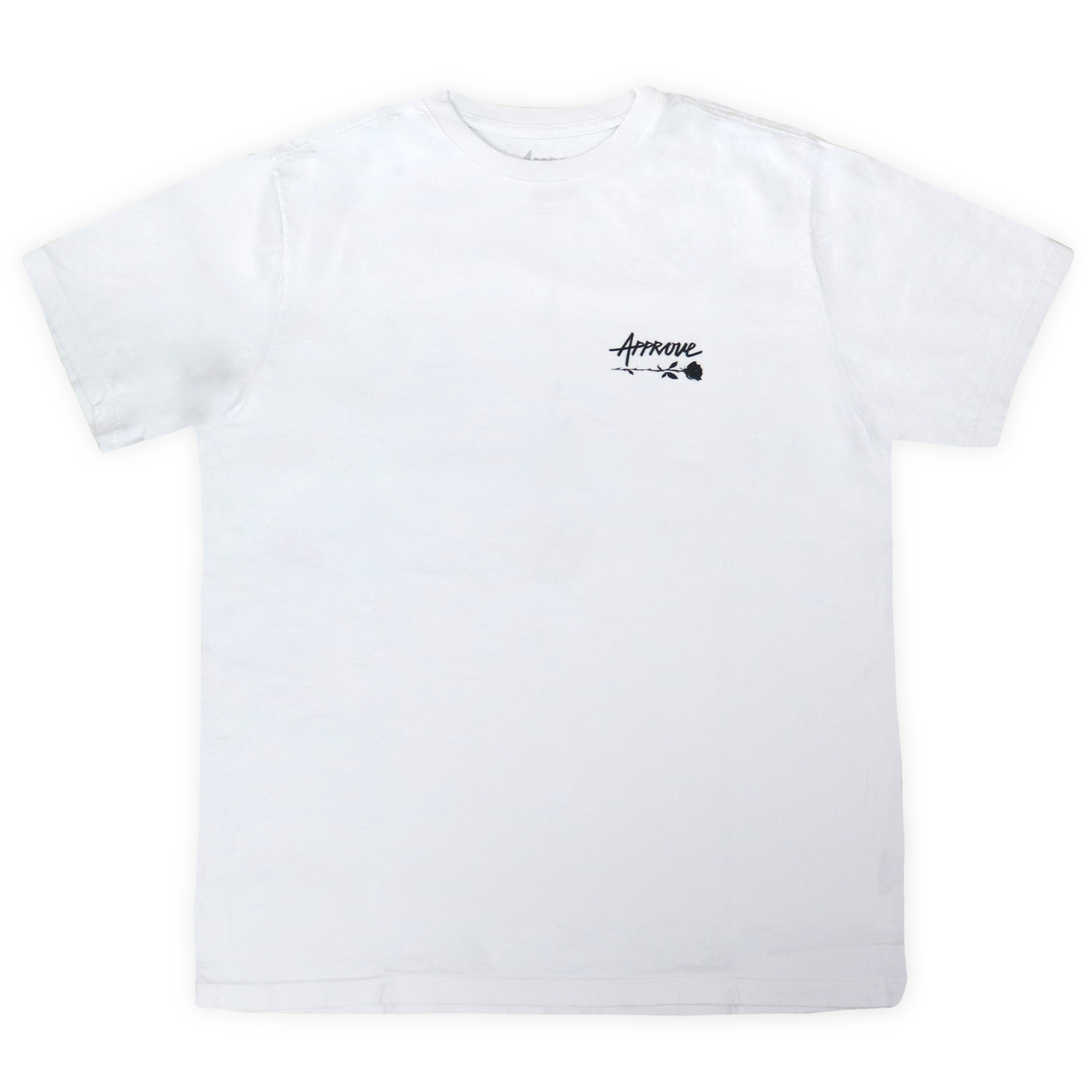 Camiseta Approve Regular Upsidedown Rose - Branco