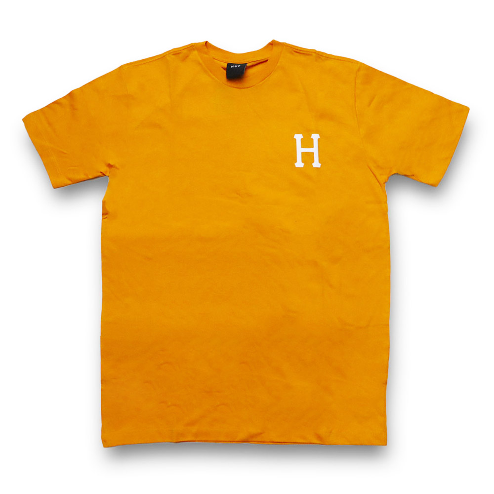 Camiseta HUF Essentials Classic - Laranja